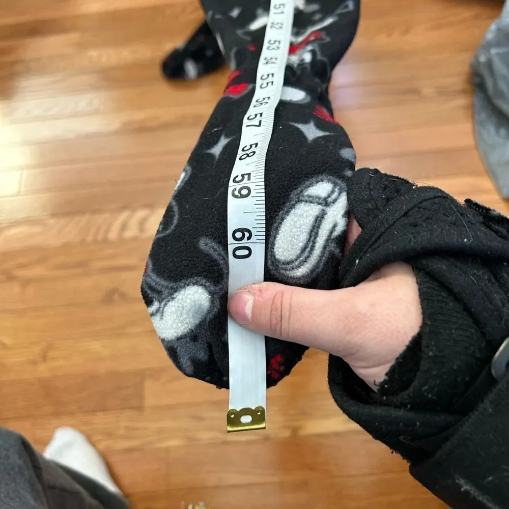 Mickey Mouse Onesie Footed Pajamas - Picture 3 of 4